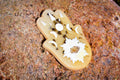 Celestial Hamsa Hand Resin Incense Holder – Lavender-Infused Altar Décor for Protection & Calm