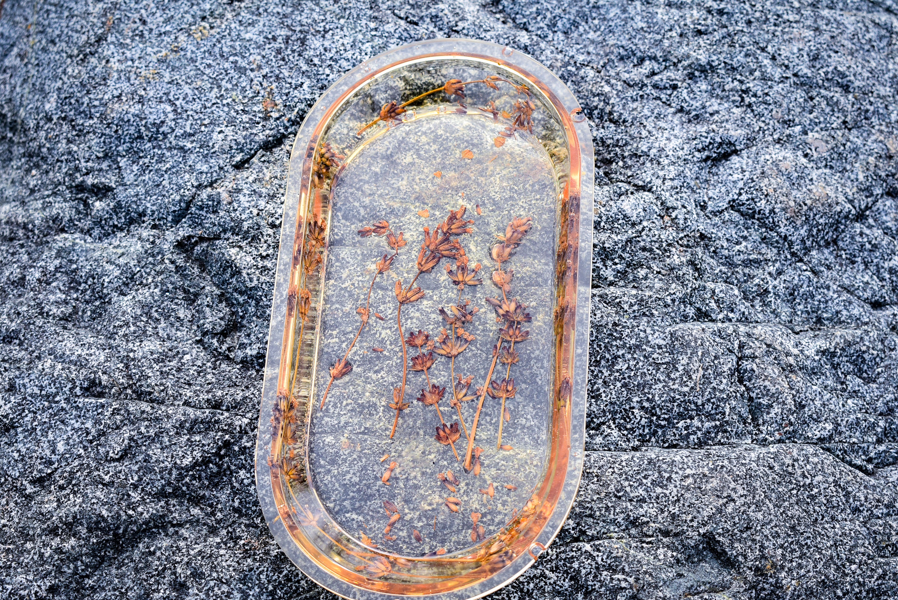 Pressed Lavender Resin Tray – Botanical Catchall