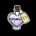 Love Potion Vinyl Sticker