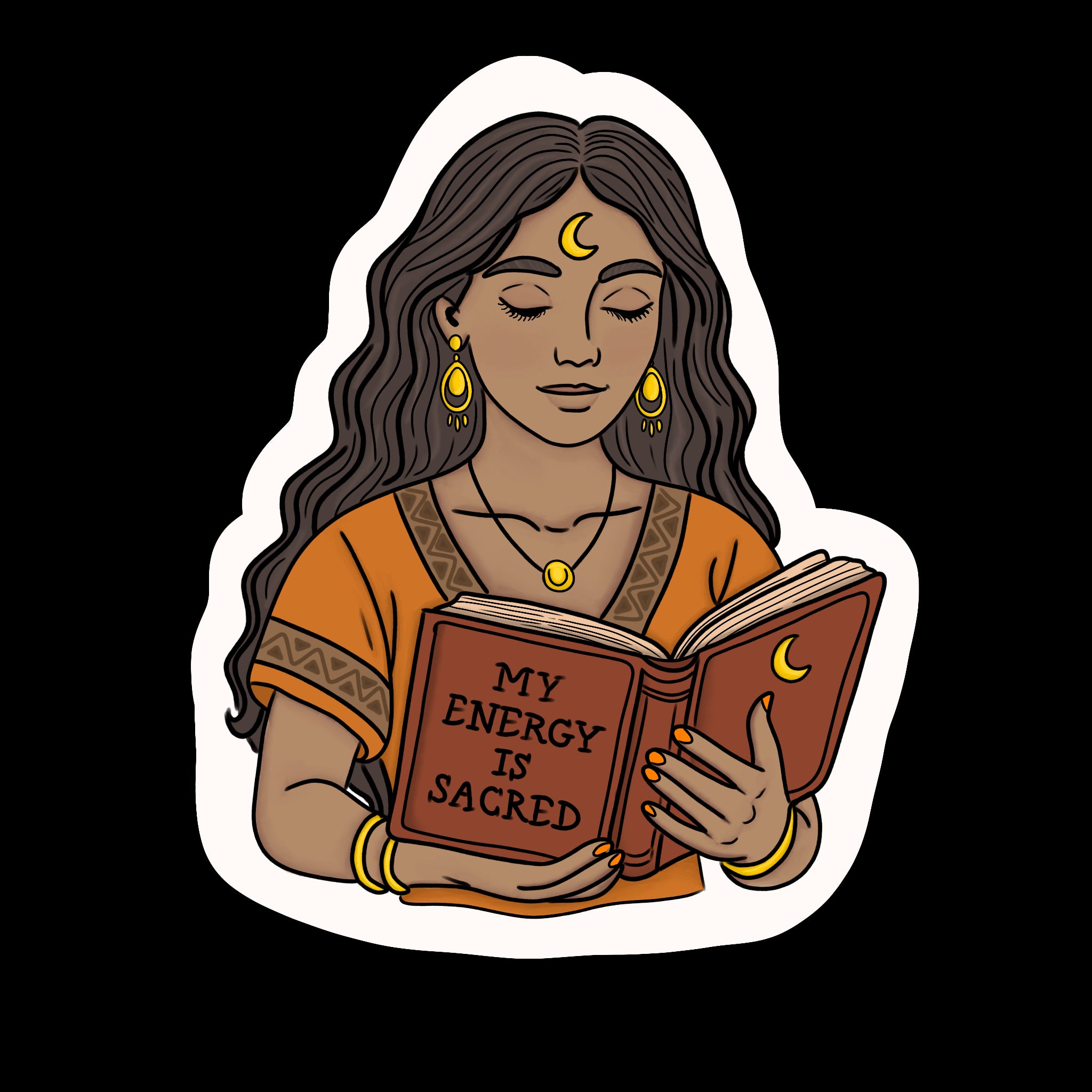 My Energy Is Sacred Sticker
